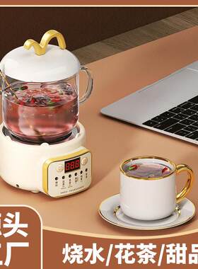 养生壶迷你办公室小型养生杯多功能煮茶壶mini煮茶器玻璃一人用