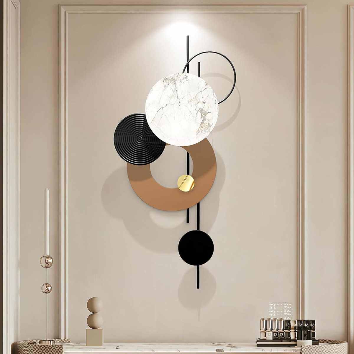 新中式轻奢铁艺何几何抽象简约壁饰创意立体挂饰背景家居墙饰装饰,家居饰品,壁饰,淘宝优惠券,粉丝福利购,淘宝优惠卷