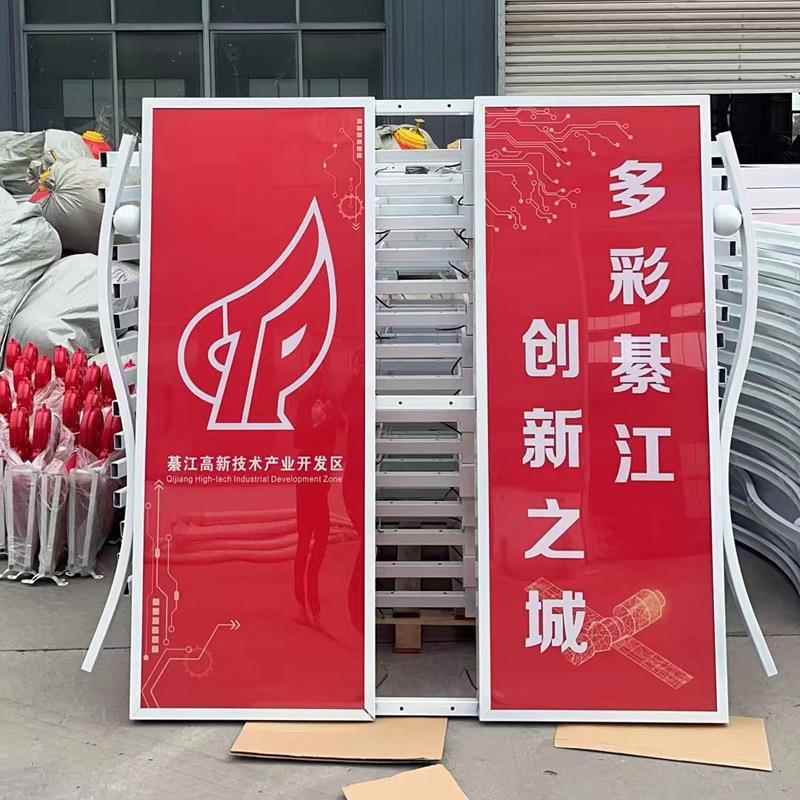 路灯杆灯箱广告牌双面发光灯箱电线杆灯杆广告牌灯杆悬挂道旗厂家