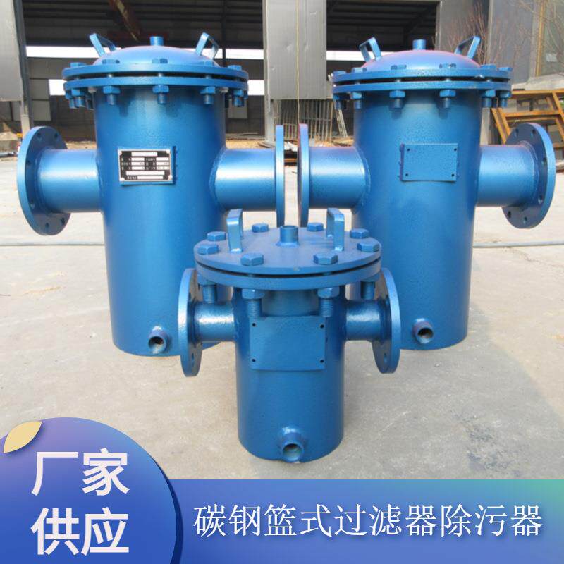 提篮式毛发聚集器浴池泳池毛发收集器供热管道碳钢立式除污器