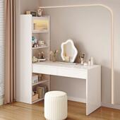 实木85梳妆台卧室桌化化妆台妆桌一体梳妆小户型柜化妆柜收纳云朵