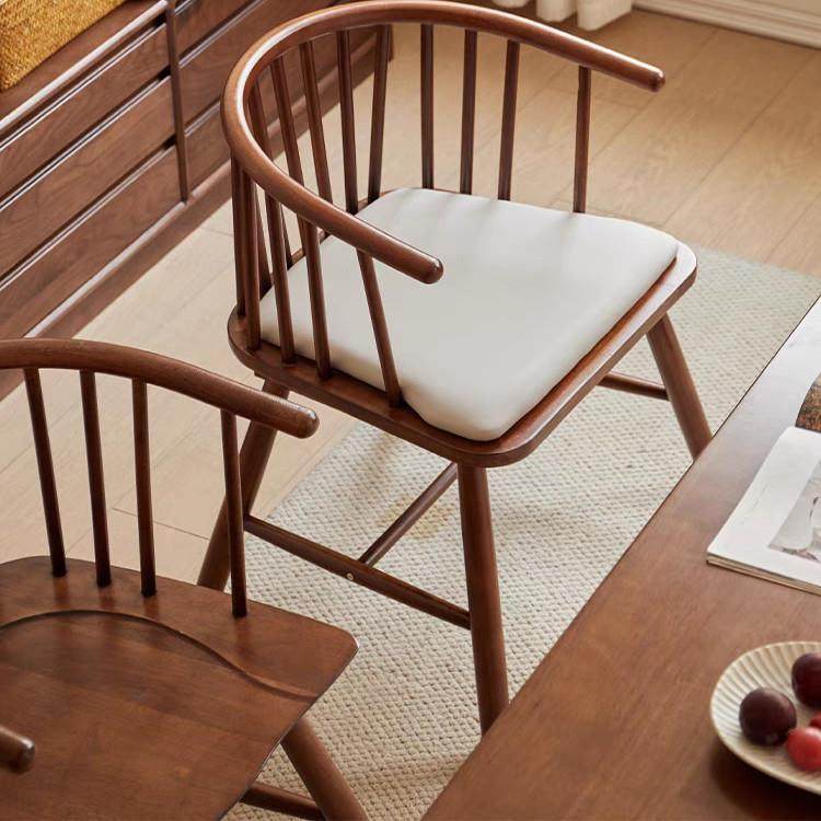 北欧实木餐椅侘寂风设计师咖啡公主椅现代简约日式家用休闲 圈椅,住宅家具,餐椅,淘宝优惠券,粉丝福利购,淘宝优惠卷
