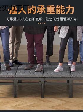 ?折叠床人床1米2家用出TBN成人简人易床双床单1米5宿舍租房硬板床