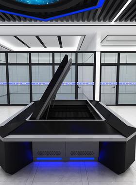 75英寸智能升降屏电子作战沙盘指挥杆大屏作战指挥室触摸一体机