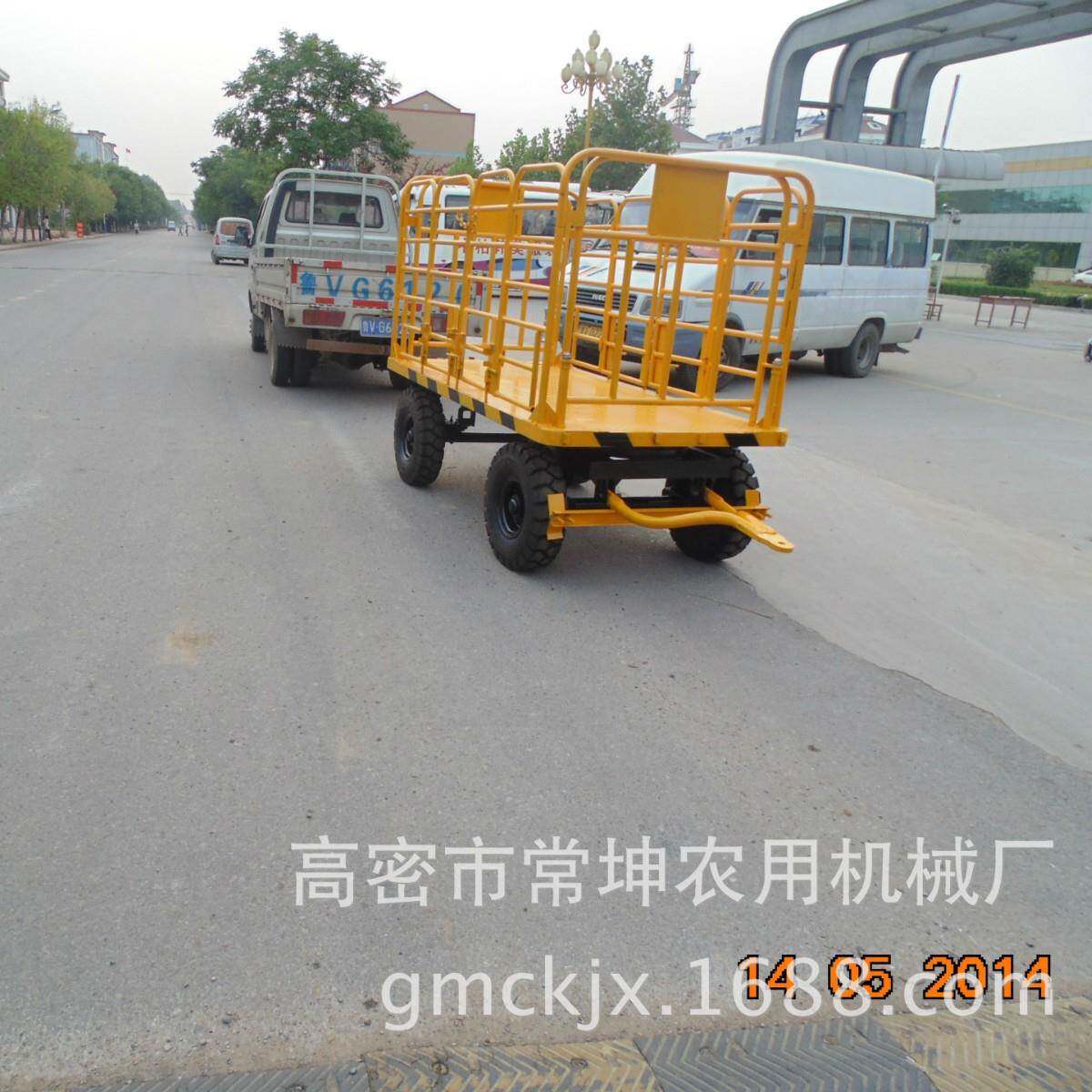 围栏小平板车2.5吨串联小吨位拖车厂家供应