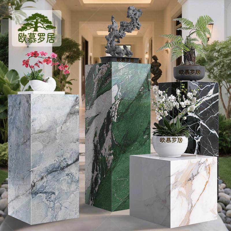 花园庭院岩板花架子客厅落地式轻奢高级感装饰立柱大理石摆件底座,家居饰品,户外/庭院摆件,淘宝优惠券,粉丝福利购,淘宝优惠卷