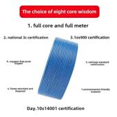 包邮 1平方灯头电源线国标铜芯 0.75 起帆电线电缆BV单芯硬线0.5