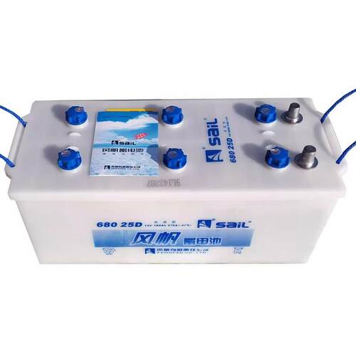 风帆蓄电池68025D干荷低温型12V180AH柴油机/船舶专用加液水电瓶
