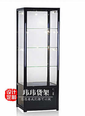 厂家批发汽车座椅货架 钛合金精品展示柜 玻璃展柜玮玮货架