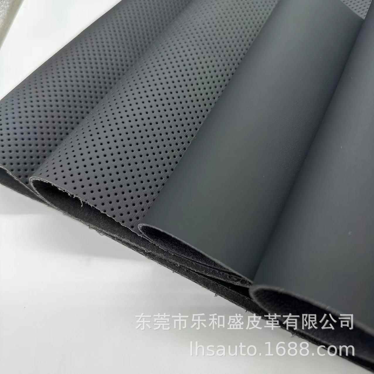 SXW汽车用品黑色打半方向盘套超细纤维皮革气耐用防孔滑保环透超