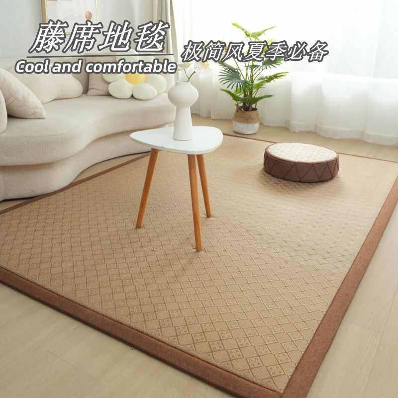 藤席地垫日式榻榻米地毯家用客厅茶几卧室夏季凉席垫子加厚蒲团垫,居家布艺,美臀垫/保健坐垫,淘宝优惠券,粉丝福利购,淘宝优惠卷