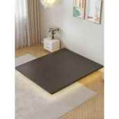 铁艺床碳钢悬浮床架洞洞板无床头榻榻米双人床不锈钢床架子悬空床