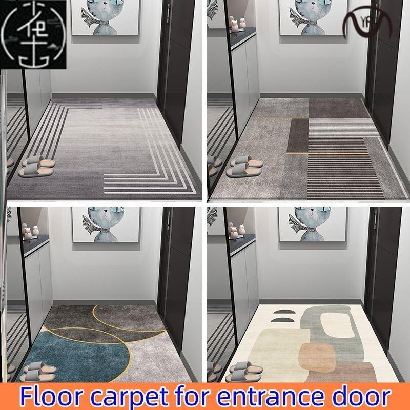 Entry door floor mat can be cut foot mat porch door carpet - 实物图