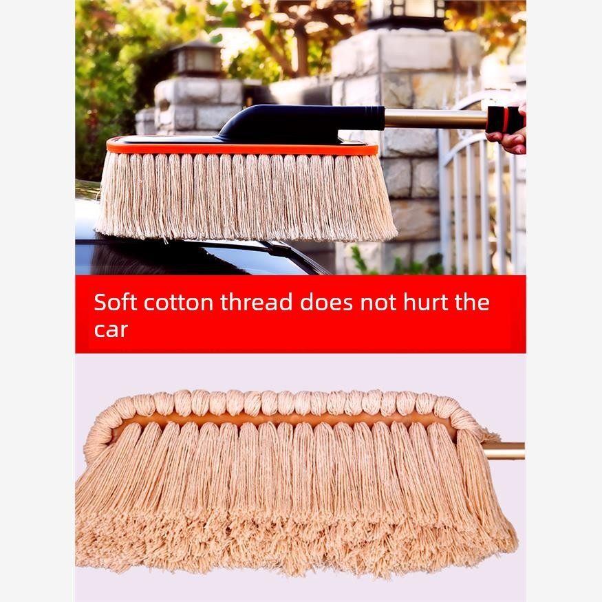 汽车除尘掸子专用擦车神器洗车工具用品车扫灰尘刷蜡拖车刷子车用