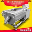 现货涡流洗菜机洗果机 自动循环气泡洗菜机 翻斗涡流清洗机