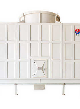 水塔超低流式 玻璃钢开放式冷却塔工业方形不锈钢冷横冷却塔噪音