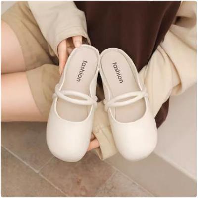 平跟防滑家居拖鞋包头懒人脚蹬软