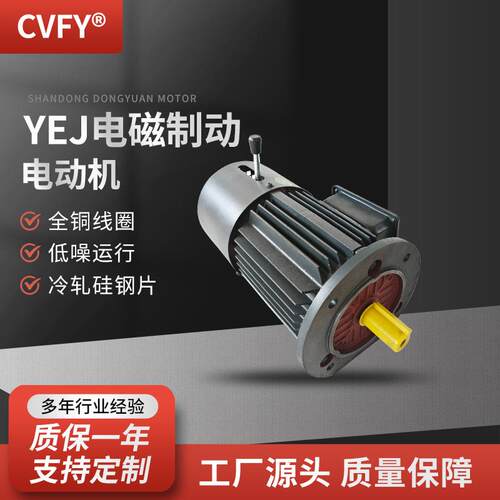 YEJ系列制动电动机 YEJ3-132S1/S2-2极 5.5/7.5KW三相刹车电机
