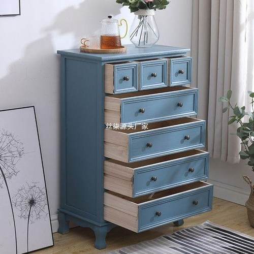 五斗纳柜实木卧室抽屉物柜客厅储ZDR收柜子斗家用五斗橱柜