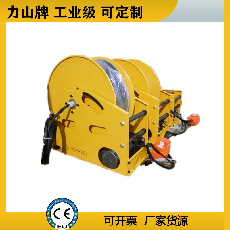 电缆电动卷盘50米电动卷盘光纤卷筒自动收缩线盘工业高压电缆盘