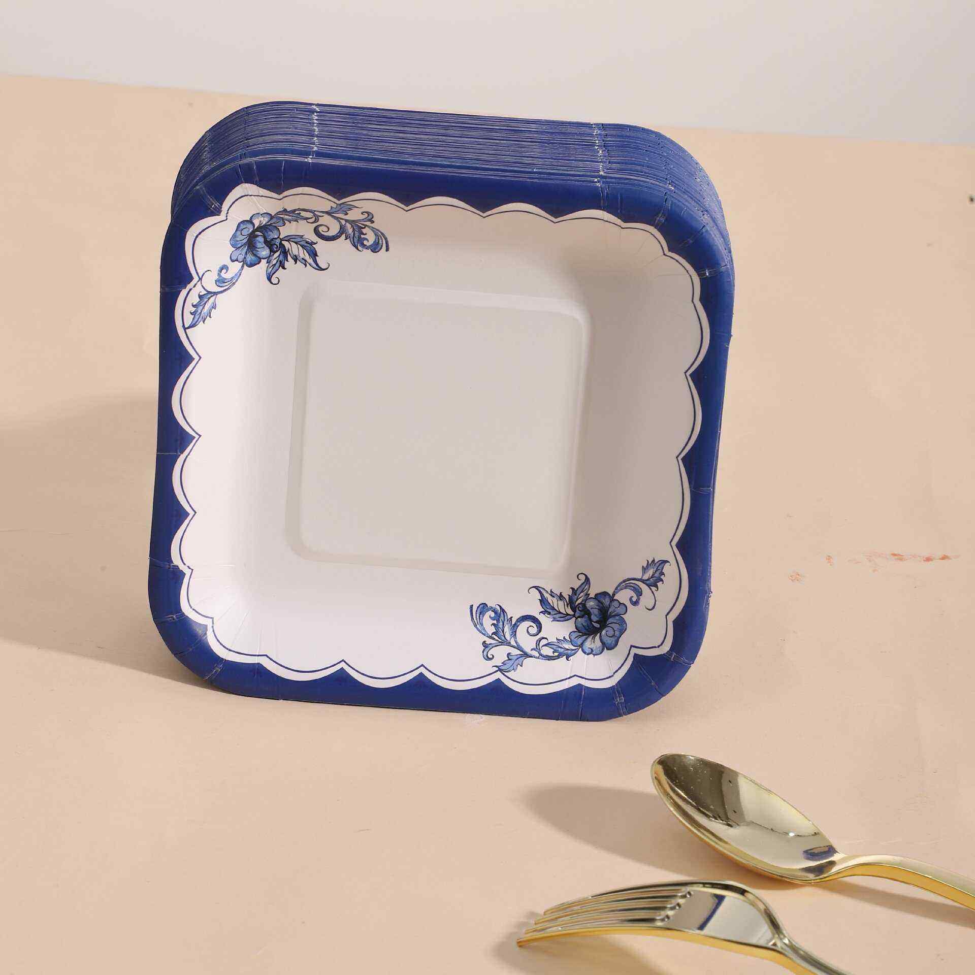 骨碟家用吐食品级高端新款一次性纸碟蛋糕纸碟家用吐骨碟食品级餐,餐饮具,盘,淘宝优惠券,粉丝福利购,淘宝优惠卷