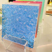 渐变亚克力板纹理有机板工程装 修新材 饰新材隔断屏风透光板艺术装