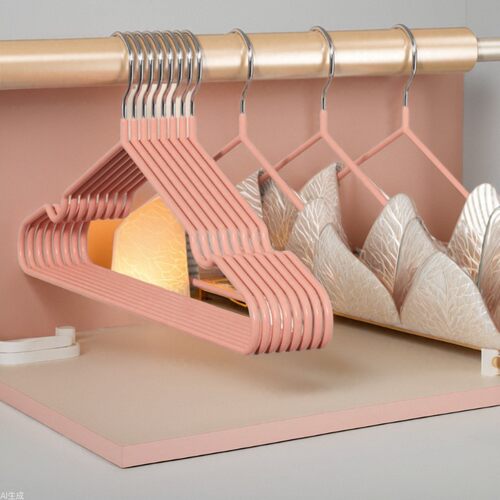 Non-slip Coated Home Clothes Hanger, Traceless Drying Rack,