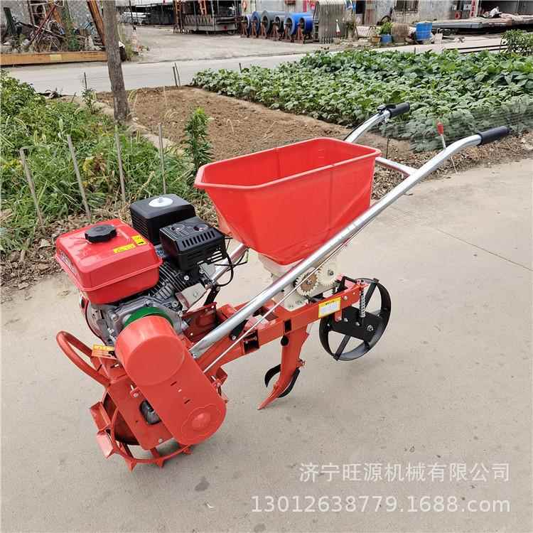 MLE米施肥播机 多功能汽油施机 玉肥米大豆玉播种种机