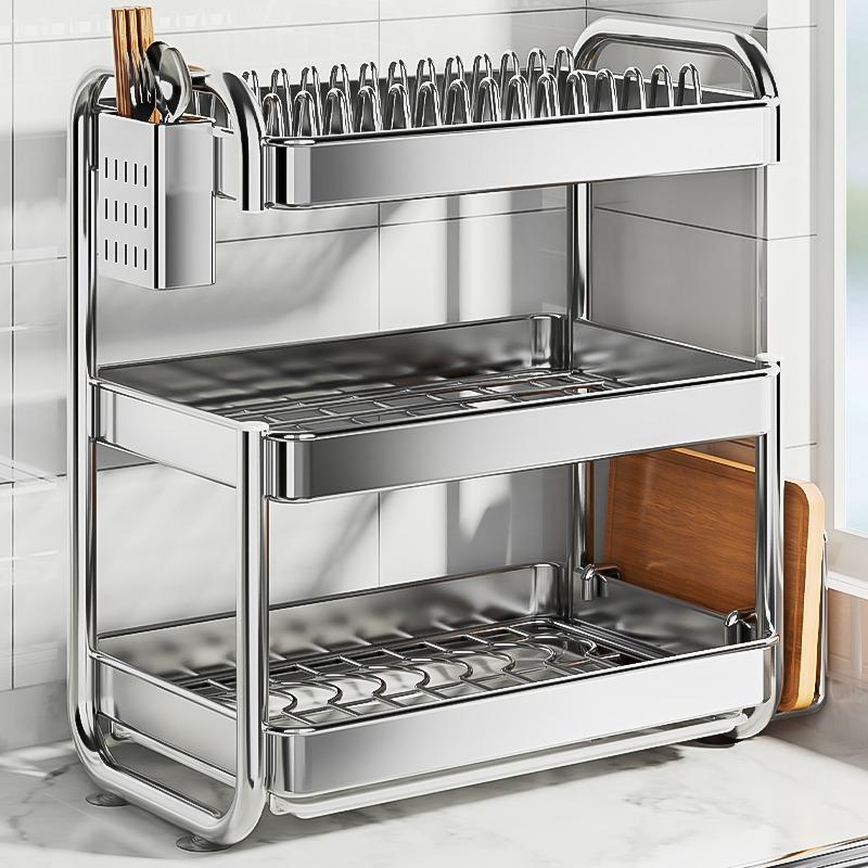 temu不锈钢跨境厨房清洁收纳架