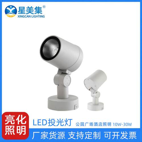 10W20W30W户外花园庭院景观灯LED户外草坪灯假山照树防水投光灯