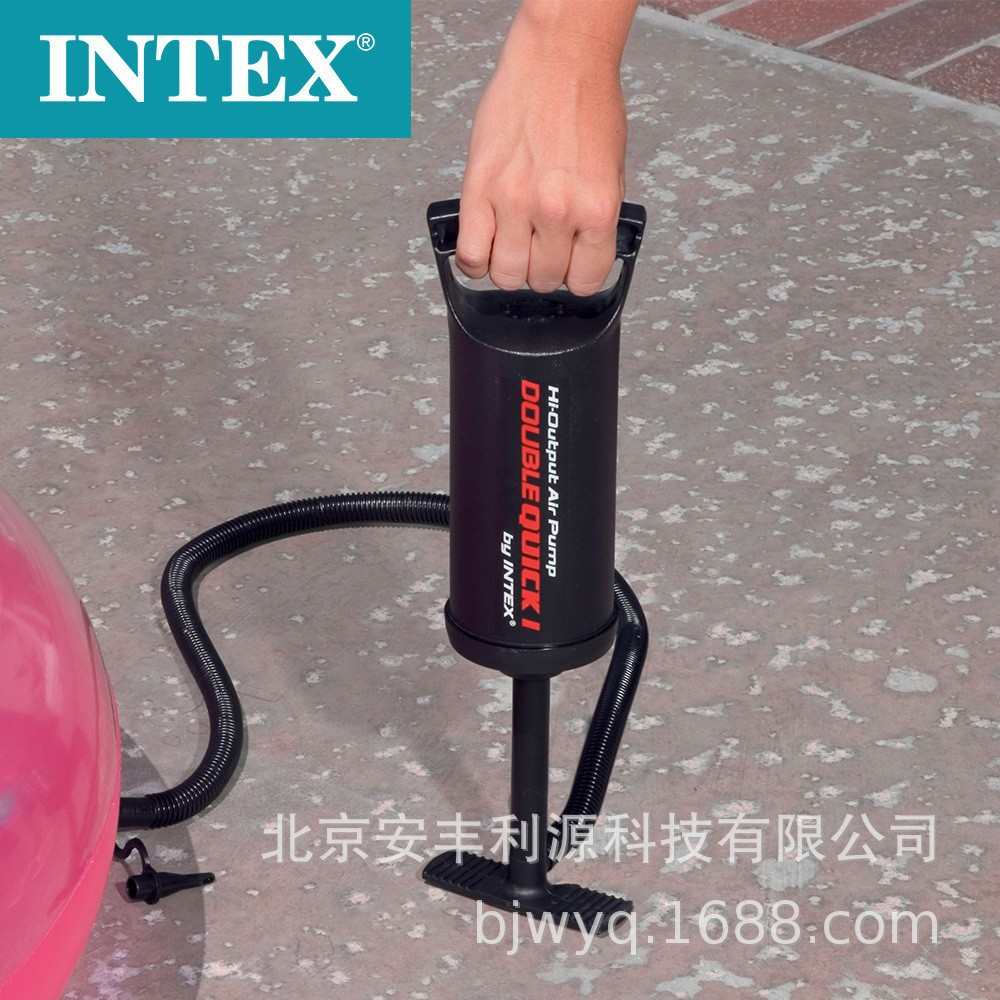 INTEX68612 手动充气打气泵 手泵冲气泵便携工具游泳圈床垫批发