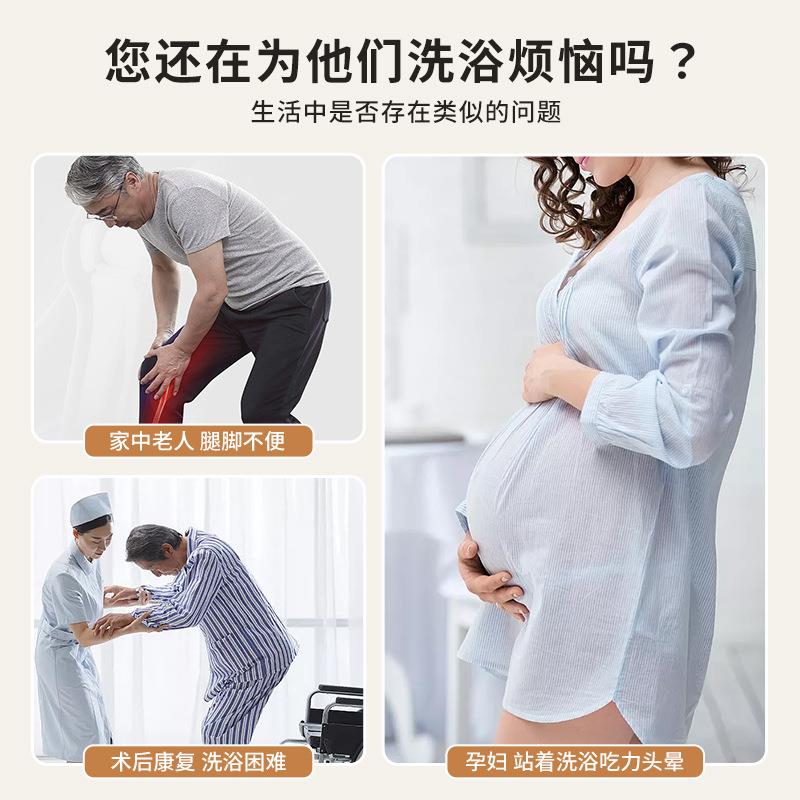 室浴808凳防水洗脚凳足浴凳防腐矮凳实凳妇子老人孕木洗澡凳淋浴