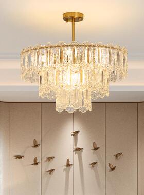 轻意奢艺术吊灯水璃晶玻le创d灯客厅卧室大气TLS-DH50网红法式家