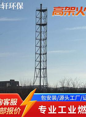 RTO 废气处理架火炬 RTO 尾气焚烧火炬 有机废气配套燃烧设备