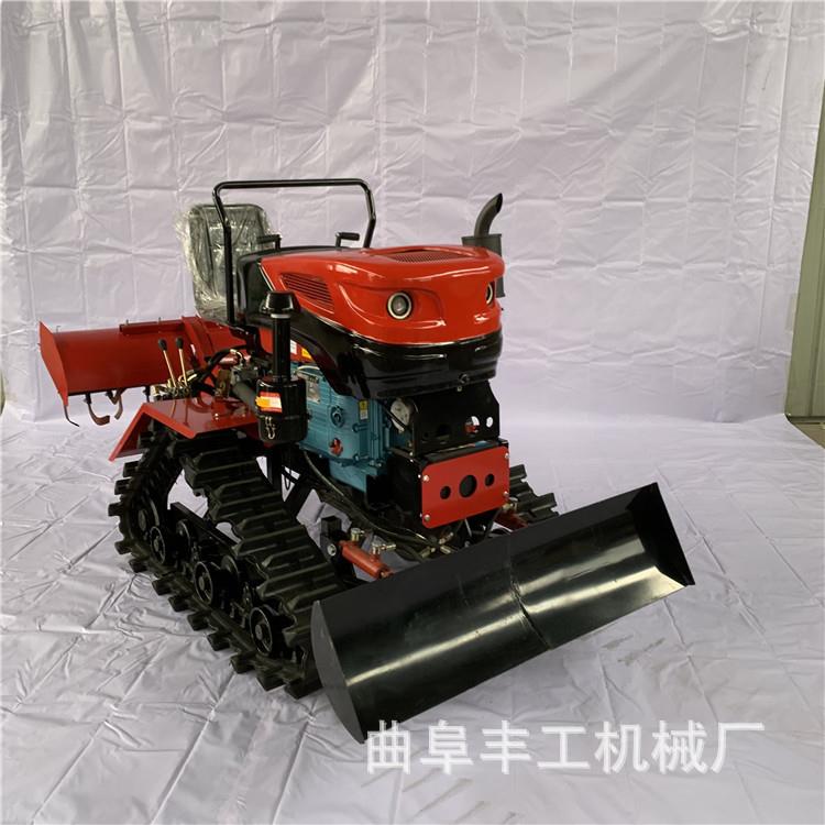 35马力履带挖掘机乘坐式小型履带微耕机农用小型旋耕推土机