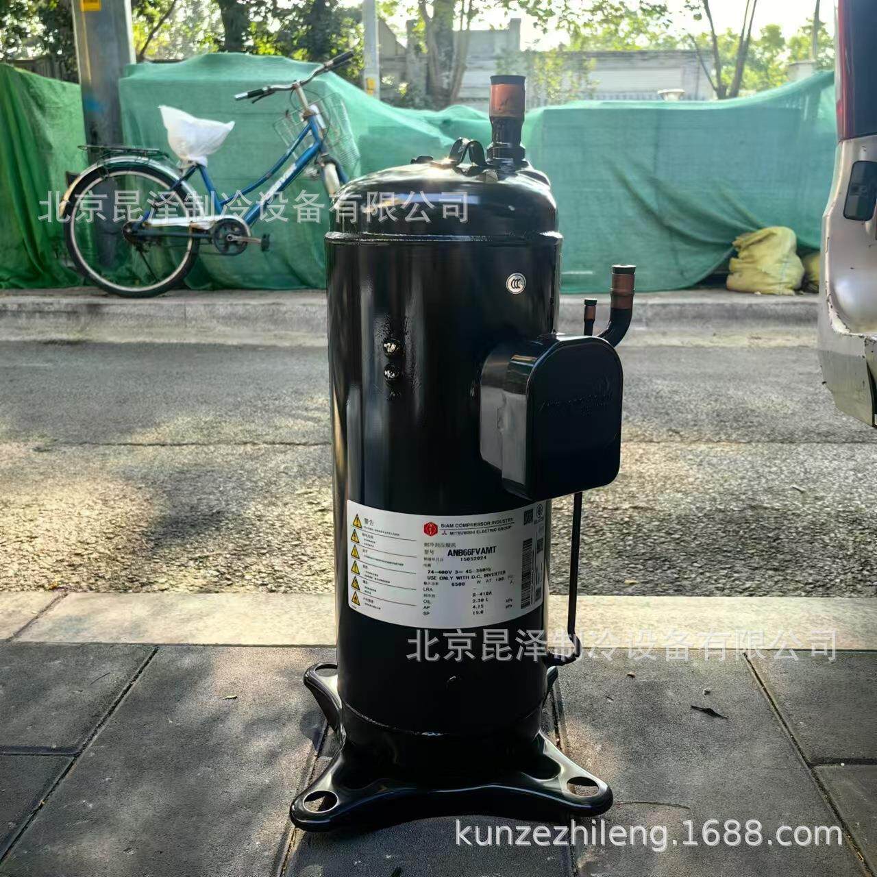 变频涡旋式制冷压缩机 ANB78FZYMMT 低温制冷压缩机