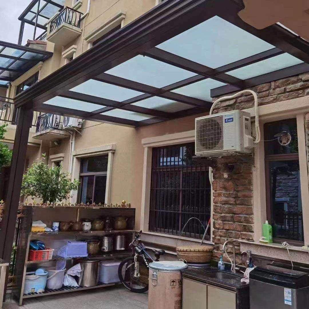 铝合金隔热防晒玻璃房别墅庭院花园露台观景茶水阳光房定制
