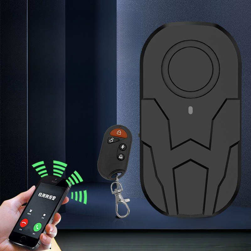 振动防盗报警器电动车摩托车家用门窗免布线震动连接手机远程感应