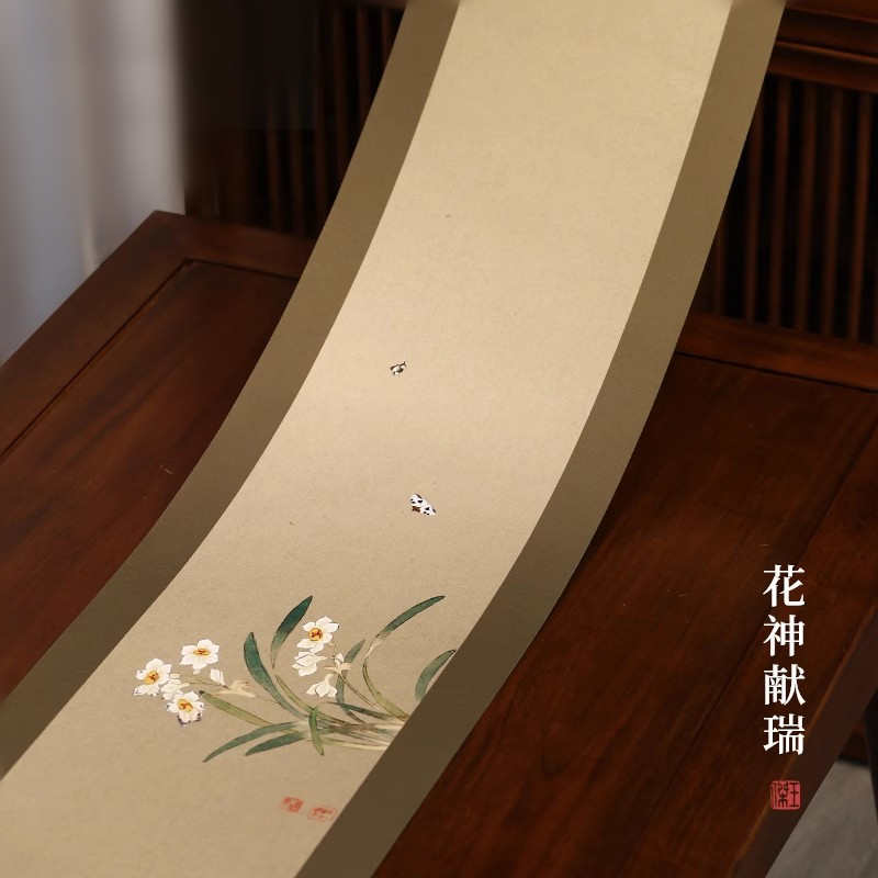 绢本防水茶席新中式桌旗禅意现代简约干泡台垫布艺长条茶桌布茶布