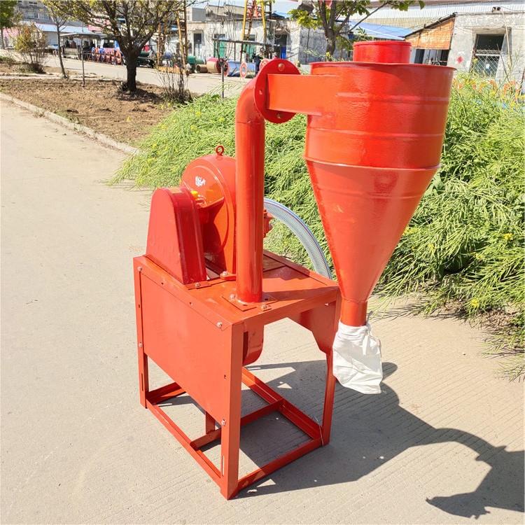 23型号家用玉米粉碎机 自吸式齿盘磨粉机 无尘自吸磨碎机