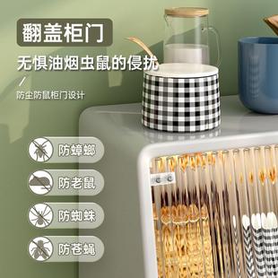 台面杯子收纳盒办公室放茶具水杯置物架收纳柜厨房餐具防尘储物柜