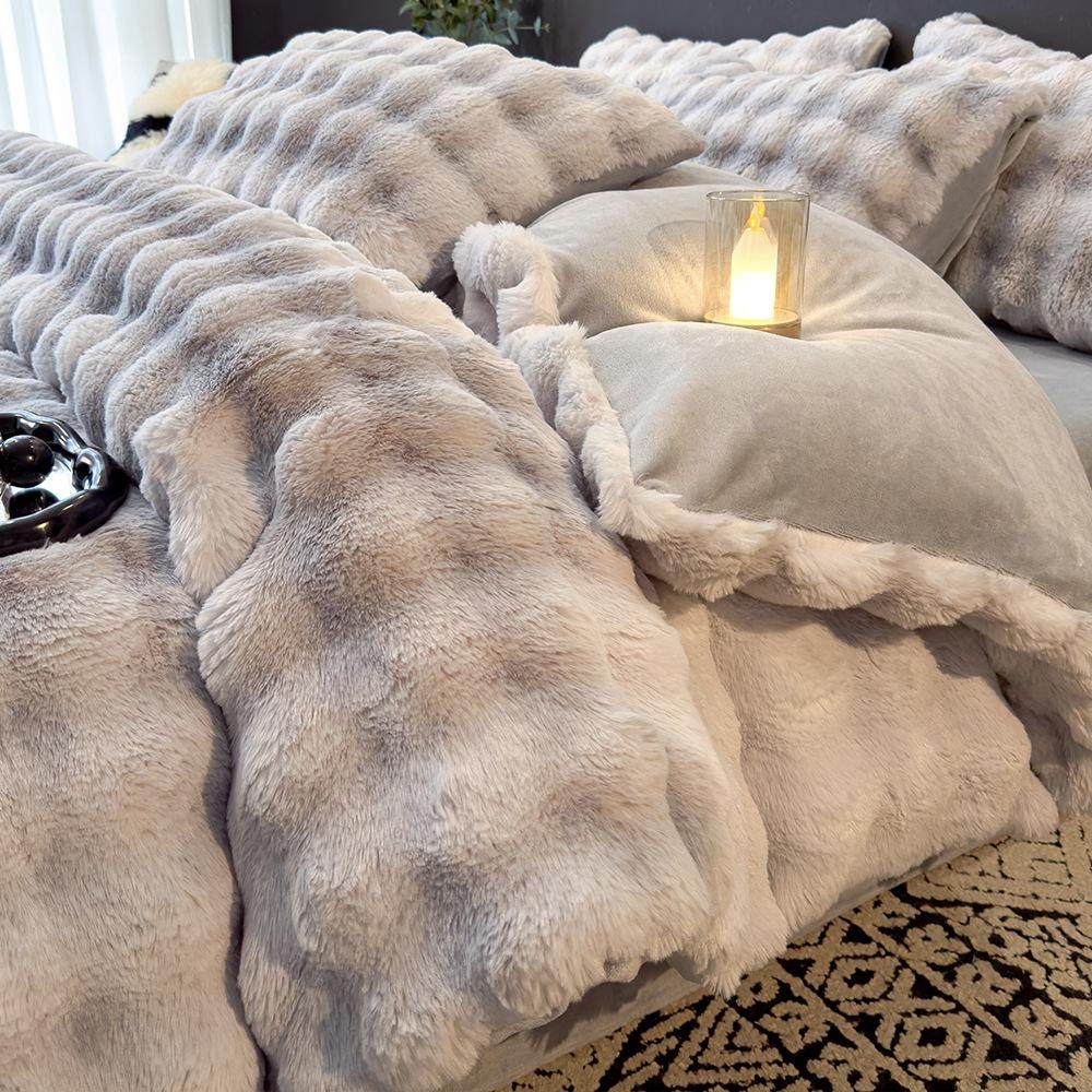 纯色牛奶绒被套单件冬季加厚兔毛绒被罩三件套宿舍单人珊瑚绒被套,床上用品,学生床品套件,淘宝优惠券,粉丝福利购,淘宝优惠卷