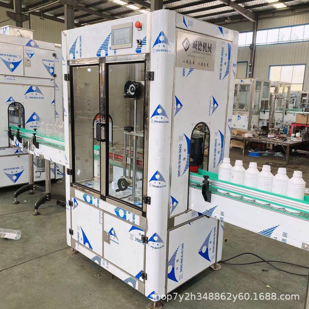 全自动小4轮塑料瓶盖搓盖机适用异形瓶圆瓶玻璃瓶瓶盖厂家定做