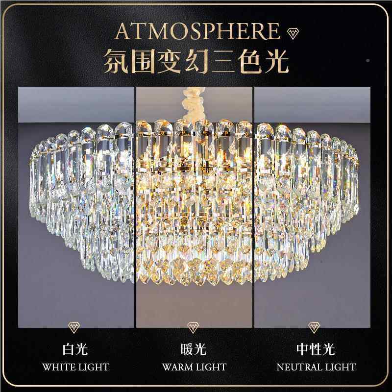 轻l奢水吊灯豪华高档客厅灯灯101现代简约ed餐厅灯晶广东中山具,家装灯饰光源,餐厅吊灯,淘宝优惠券,粉丝福利购,淘宝优惠卷