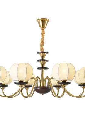 法式中古风客厅吊灯简约现代大气欧式大厅简欧创意餐厅卧室灯3608