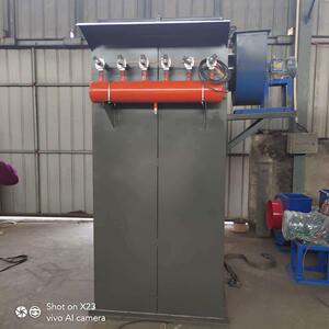 脉冲布袋除尘器64袋小型工业除尘设备现场方案施工维护粉尘收集器