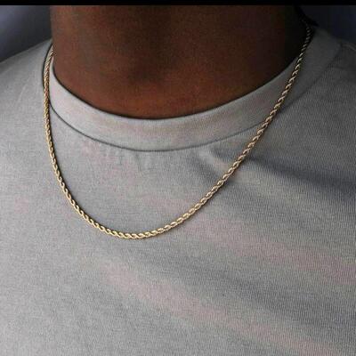 high quality less Steel Chain Necklace For Men Women Jewelry