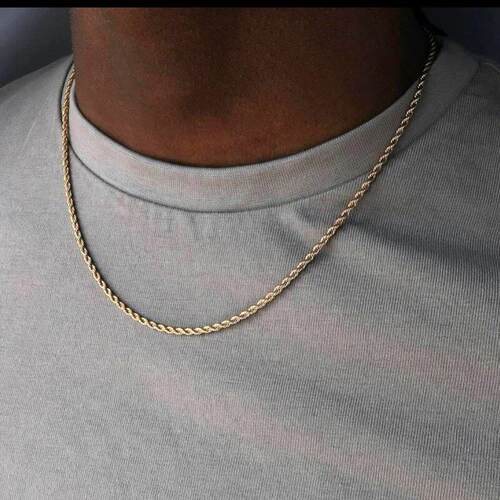 high quality less Steel Chain Necklace For Men Women Jewelry