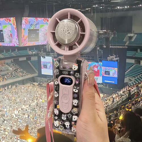 手持小风扇半导体制冷随身便携挂脖电风扇夏季户外演唱会降温