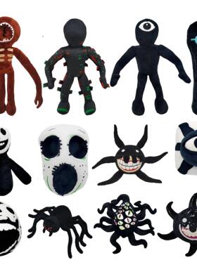 doors roblox Figure门中惊魂逃离大门毛绒玩具玩偶公仔卡通抱枕